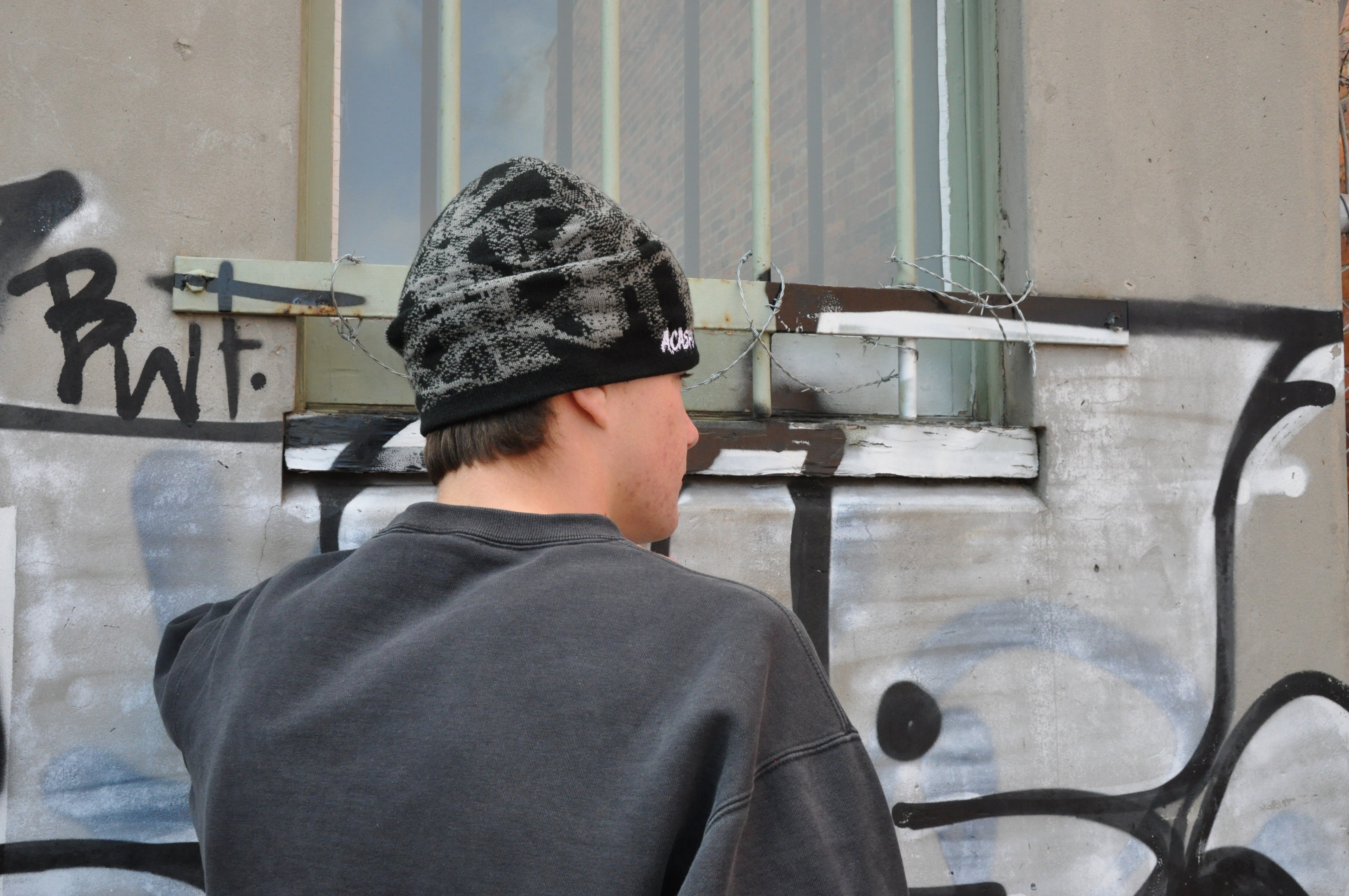 Blur Beanie (Black/Grey)