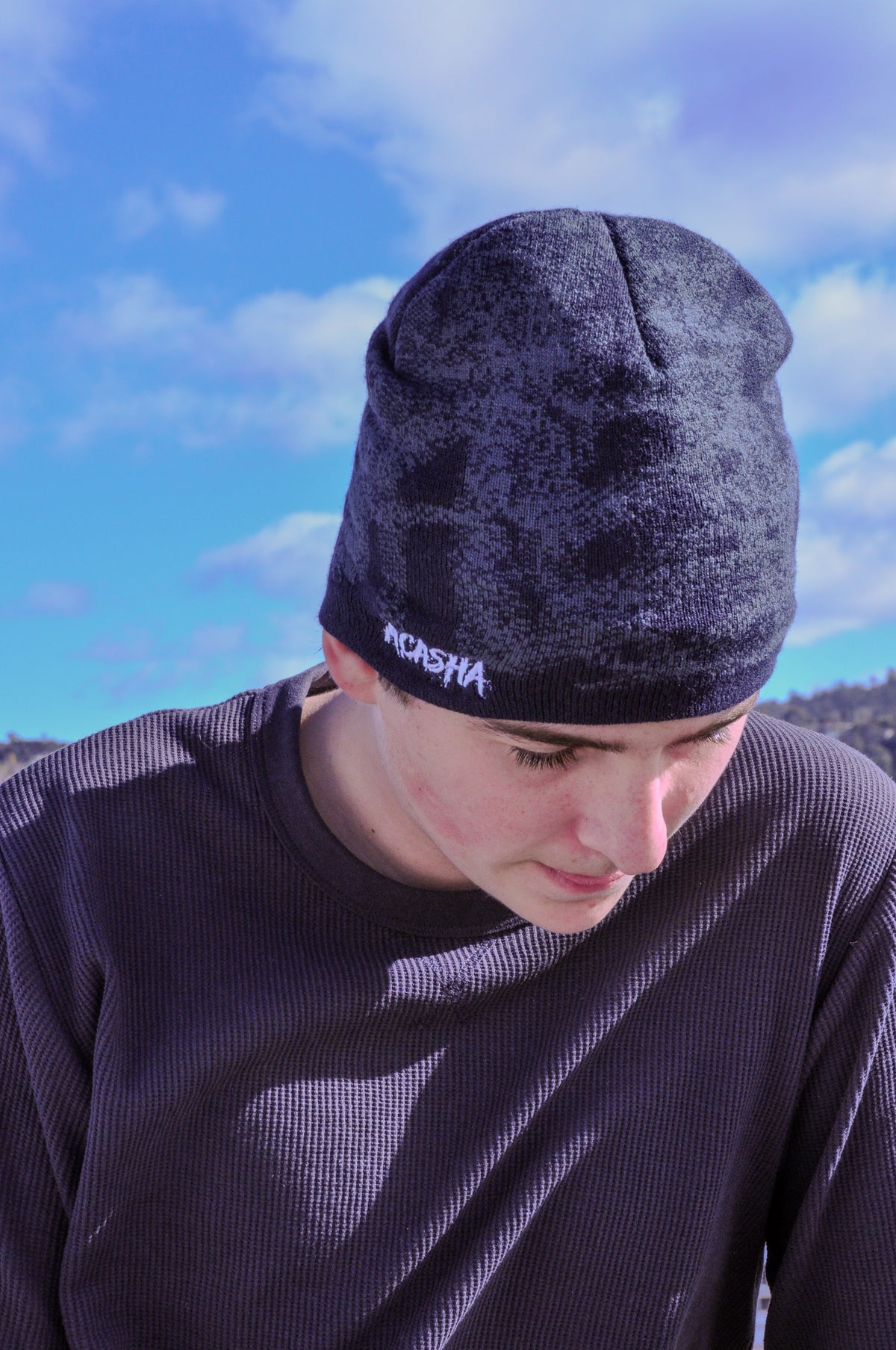 Blur Beanie (Blue)